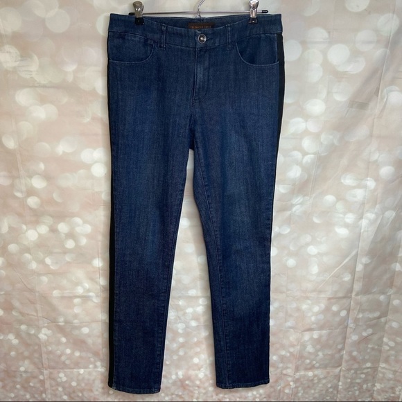COLDWATER CREEK - Jeans With Black Side Stripe 8. - Picture 1 of 9